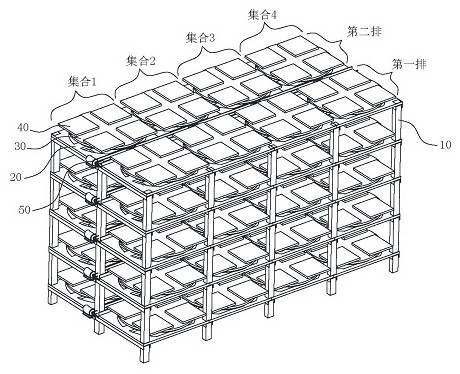 Intelligent stereoscopic warehouse with multiple objective tables