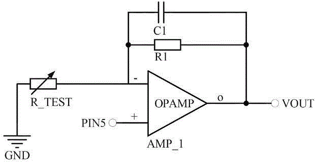Detection and processing circuit for biological weak signal