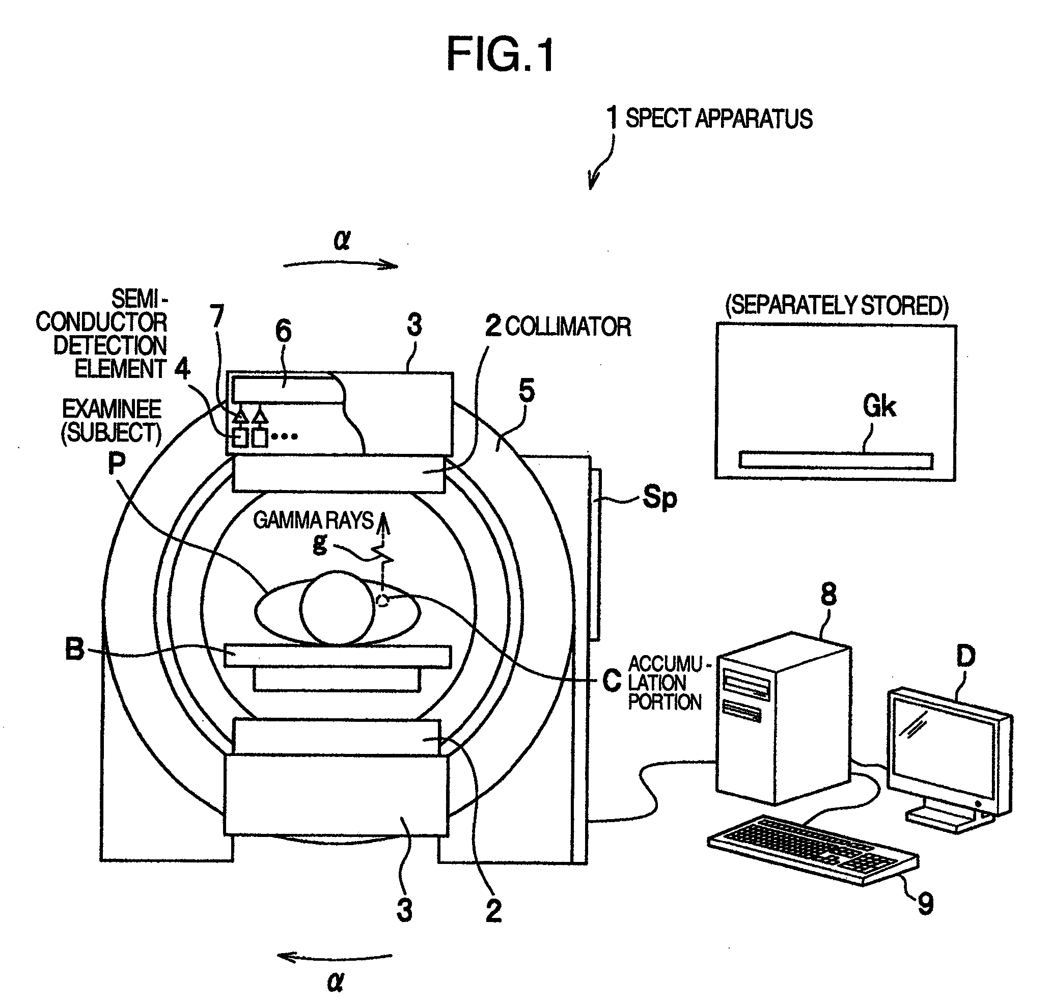 Semiconductor detection module and radiation detection apparatus and radiological imaging apparatus using the semiconductor detection module