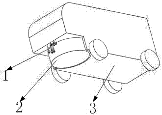 Automatic reinforced annular anti-collision automobile caster based on motor control