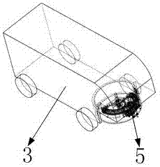 Automatic reinforced annular anti-collision automobile caster based on motor control