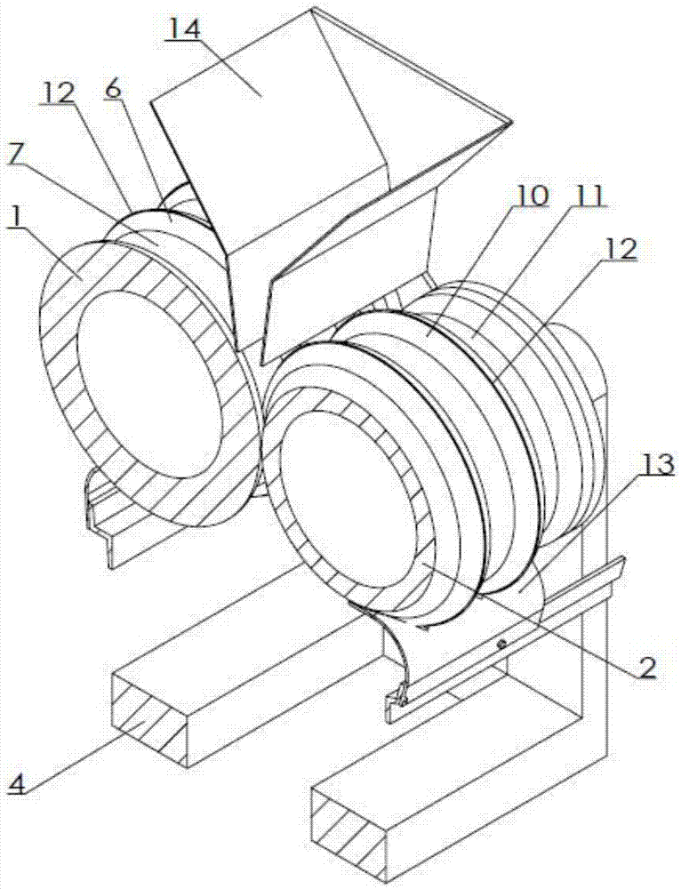 Biofuel curved piece type pressing device