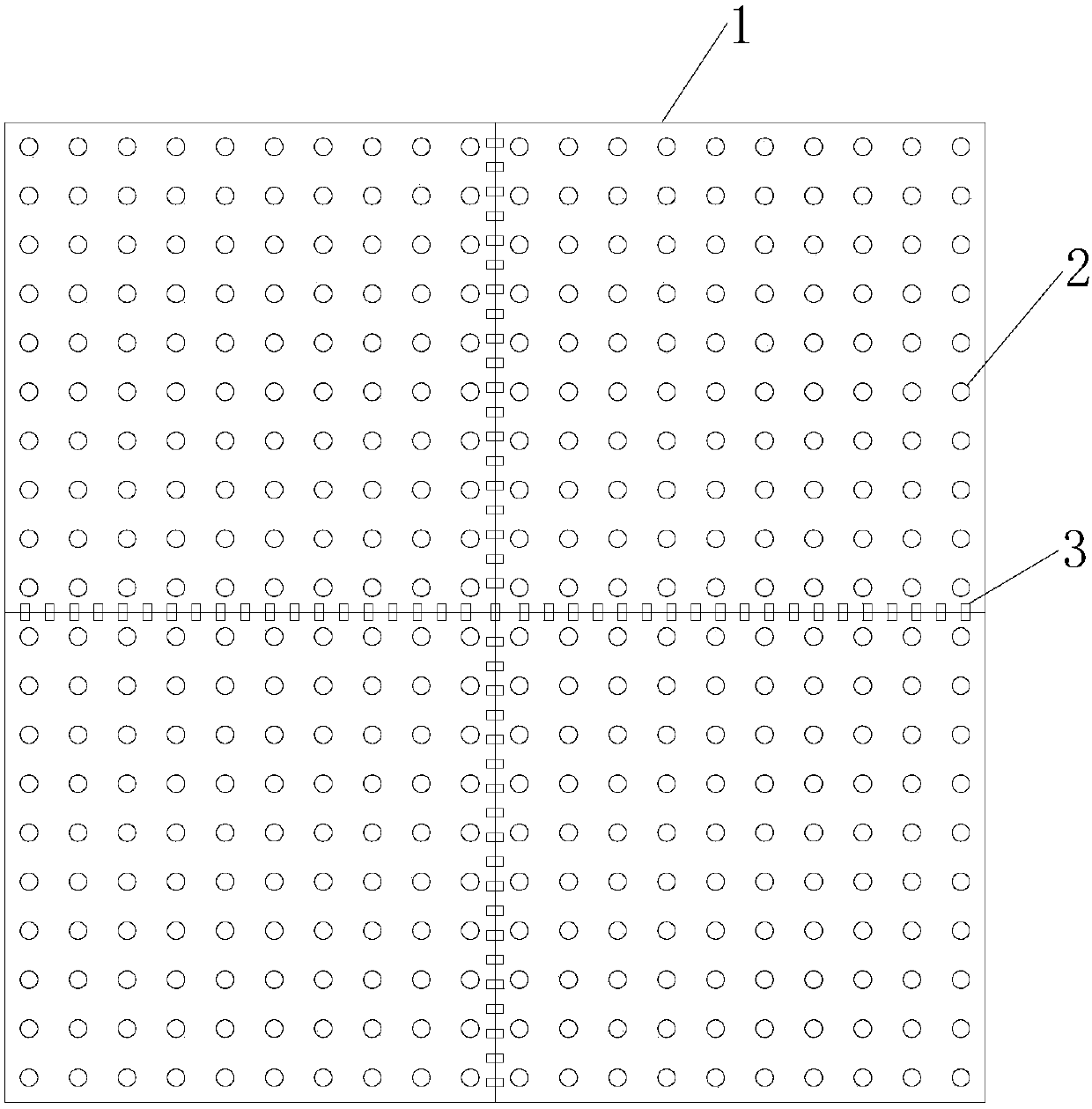 A radiation dose measuring device and method for measuring radioactive particles