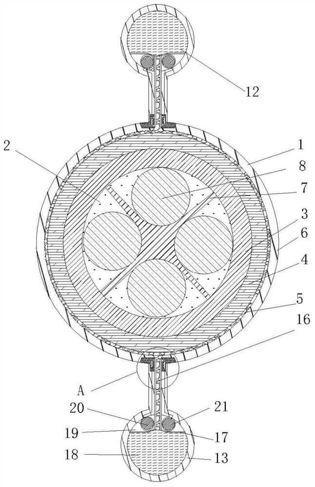 A production process for ant-proof optical cable