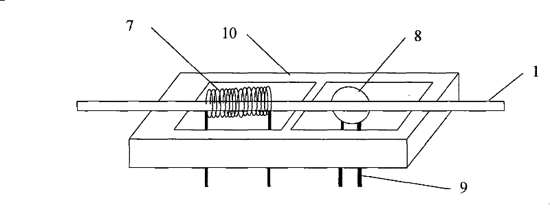 Full optical fiber integrated optical power monitor and manufacturing method thereof