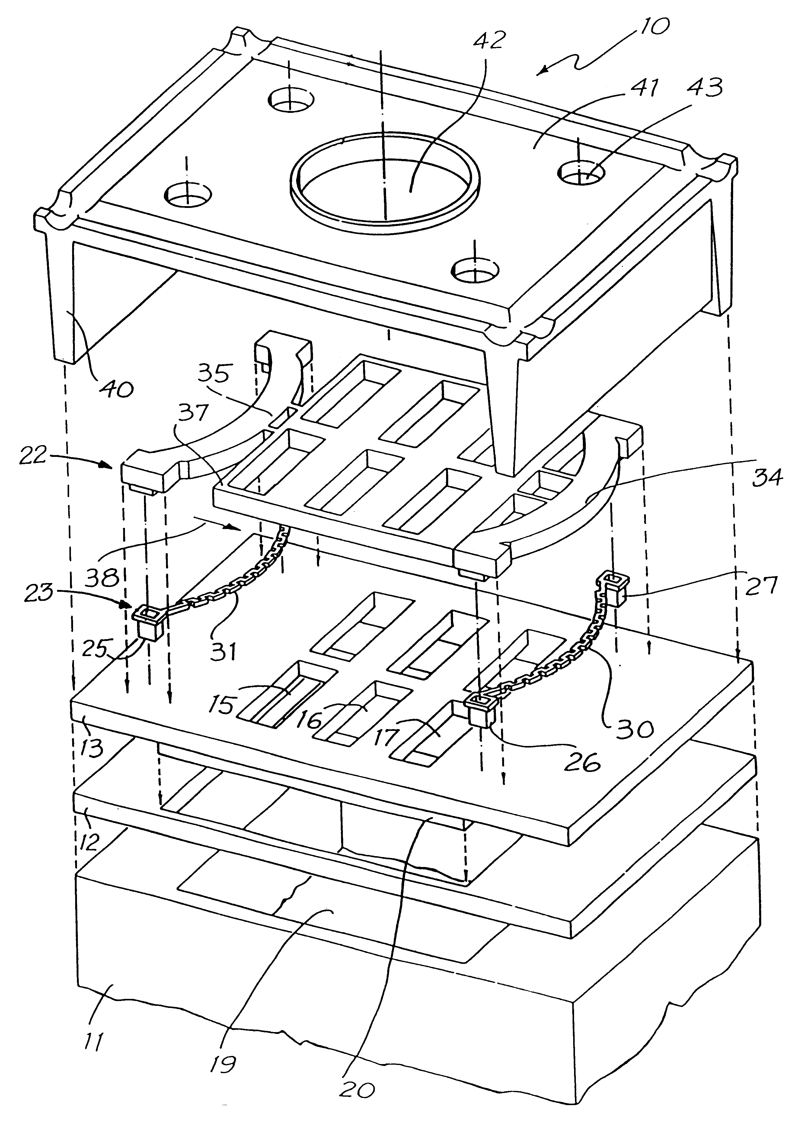 Buckle grill oscillating pressure ink jet printing mechanism