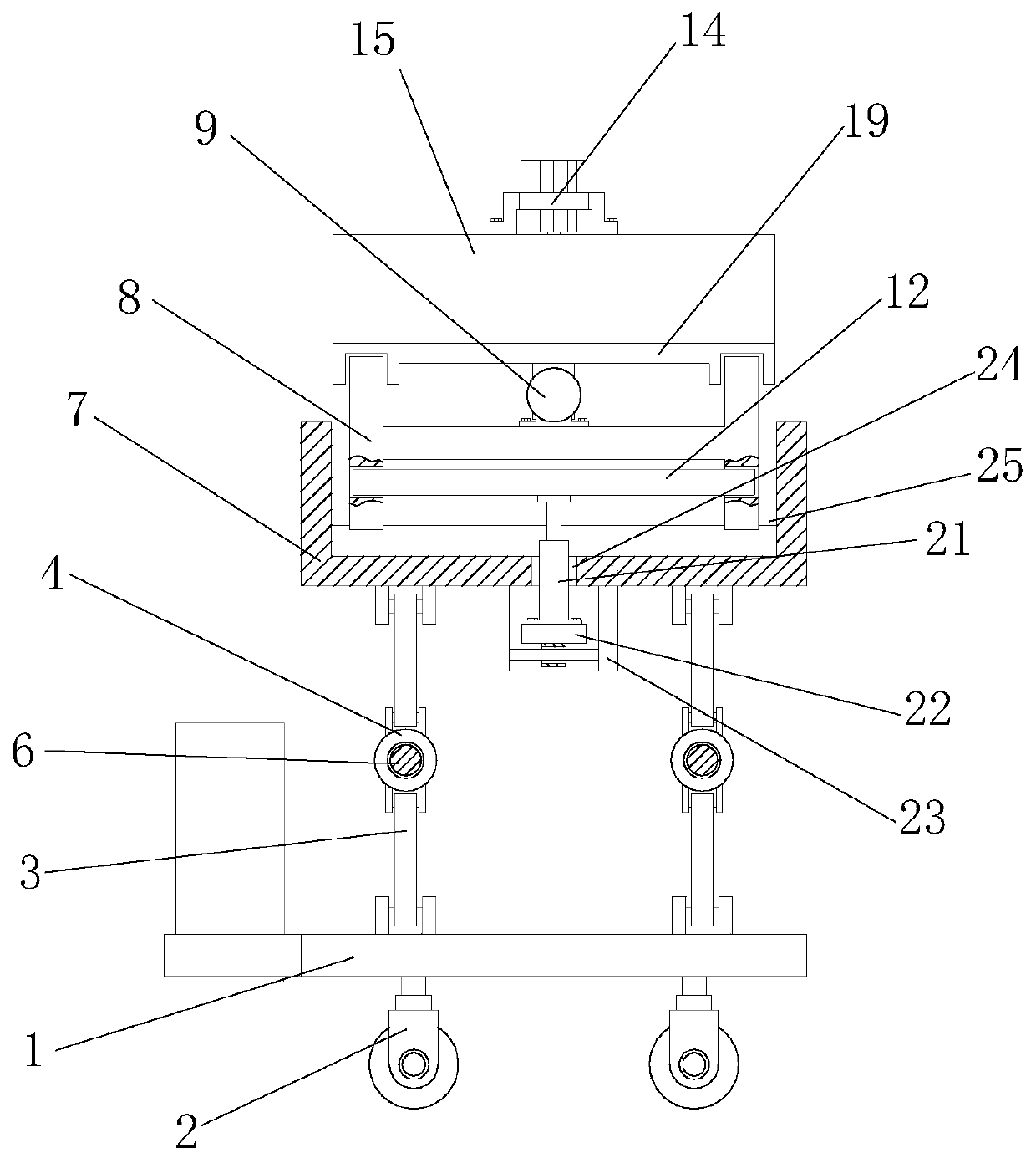 Plant pruning device for green belt