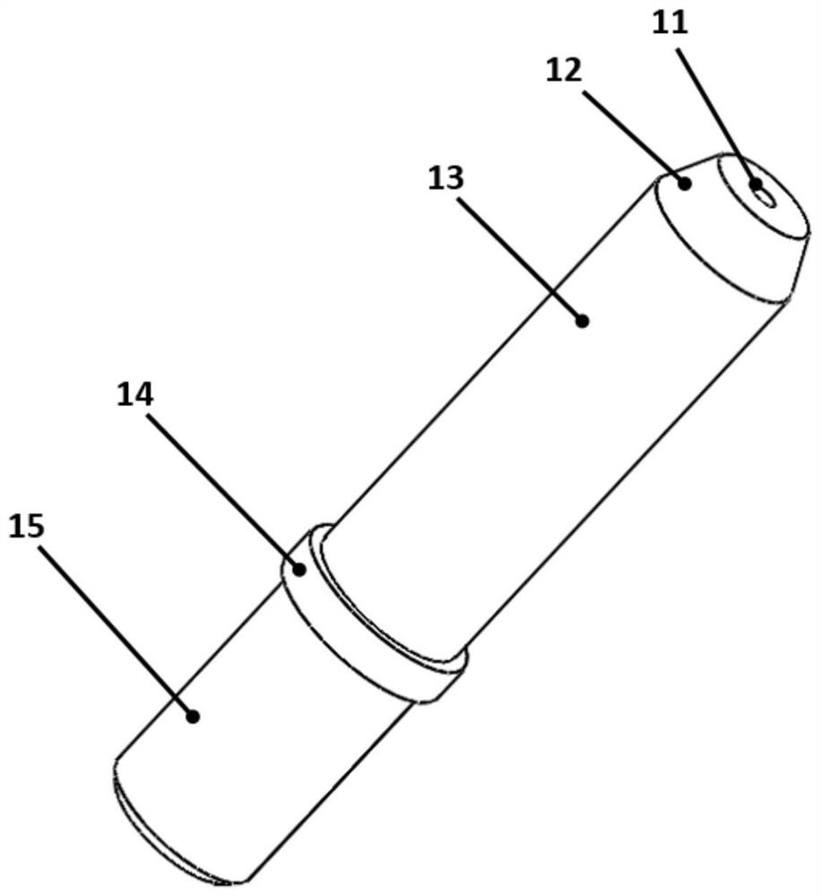 Combined positioning pin device and mounting method thereof