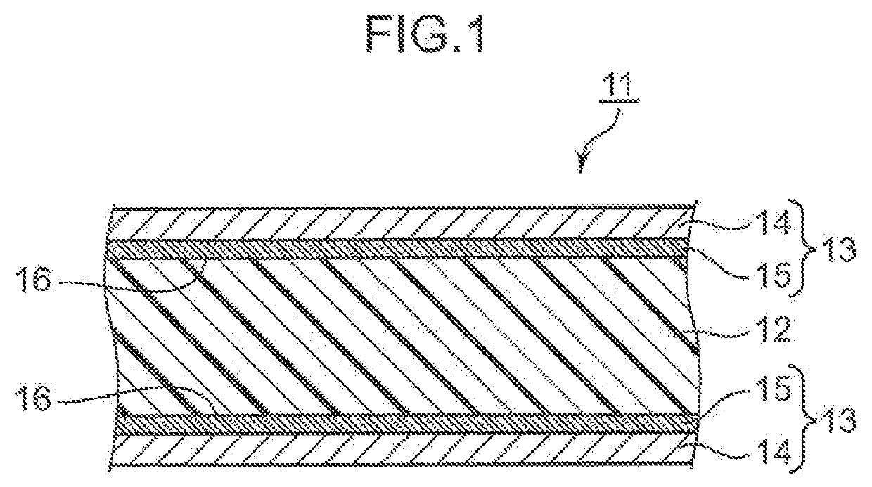 Metal-clad laminated board, metal member provided with resin, and wiring board