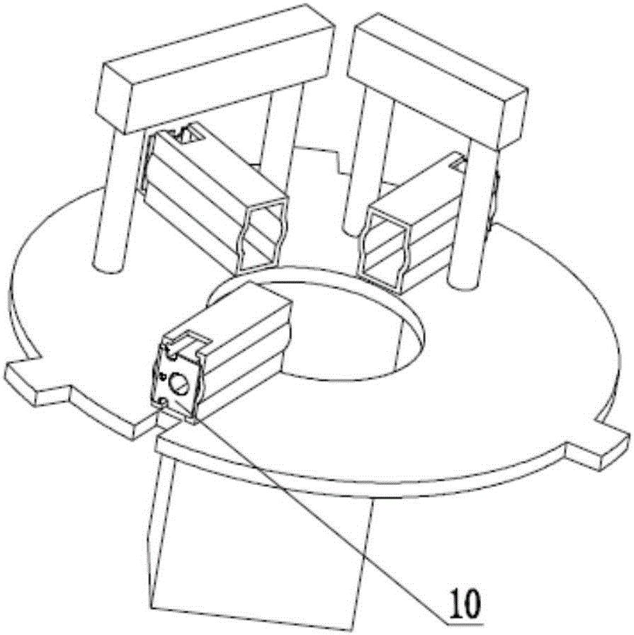 Automatic bending mechanism and method for angle of brush box