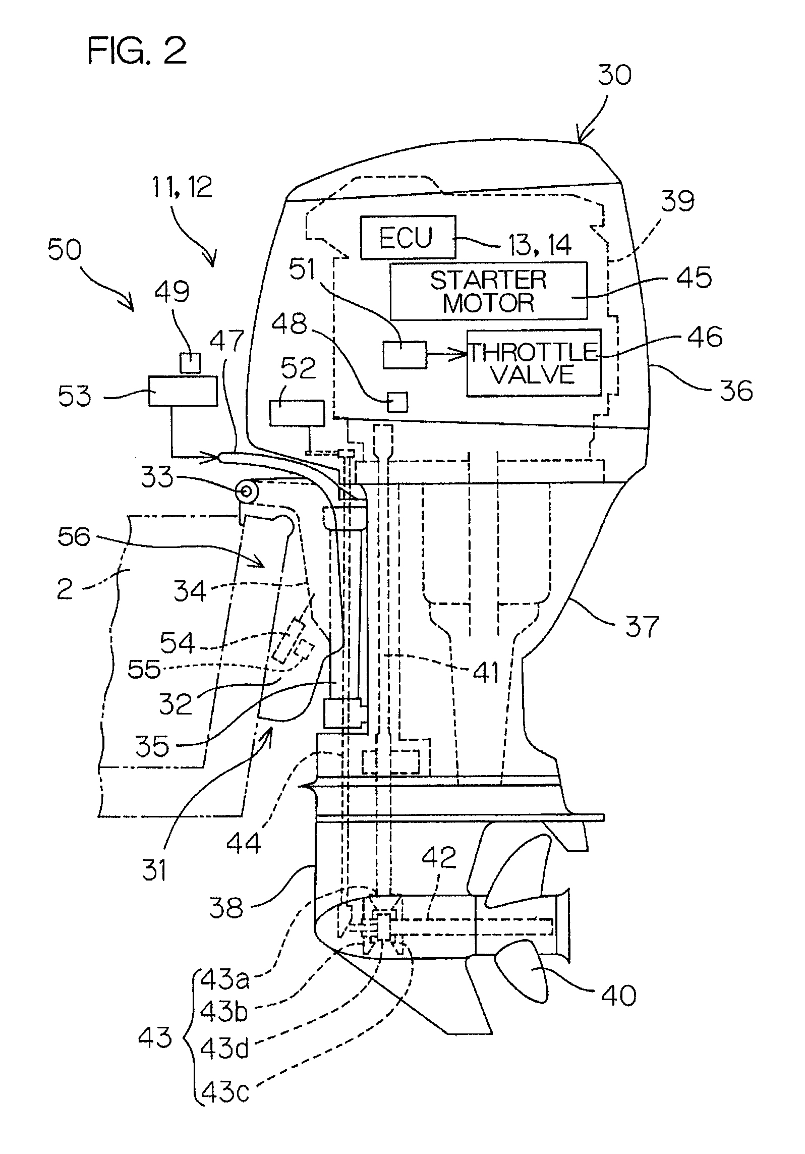 Marine vessel running controlling apparatus, and marine vessel employing the same