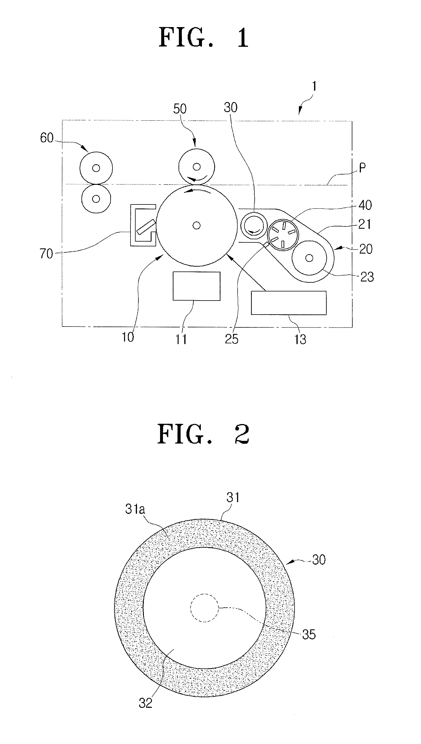 Image forming apparatus, developing apparatus and developing roller for the image forming apparatus