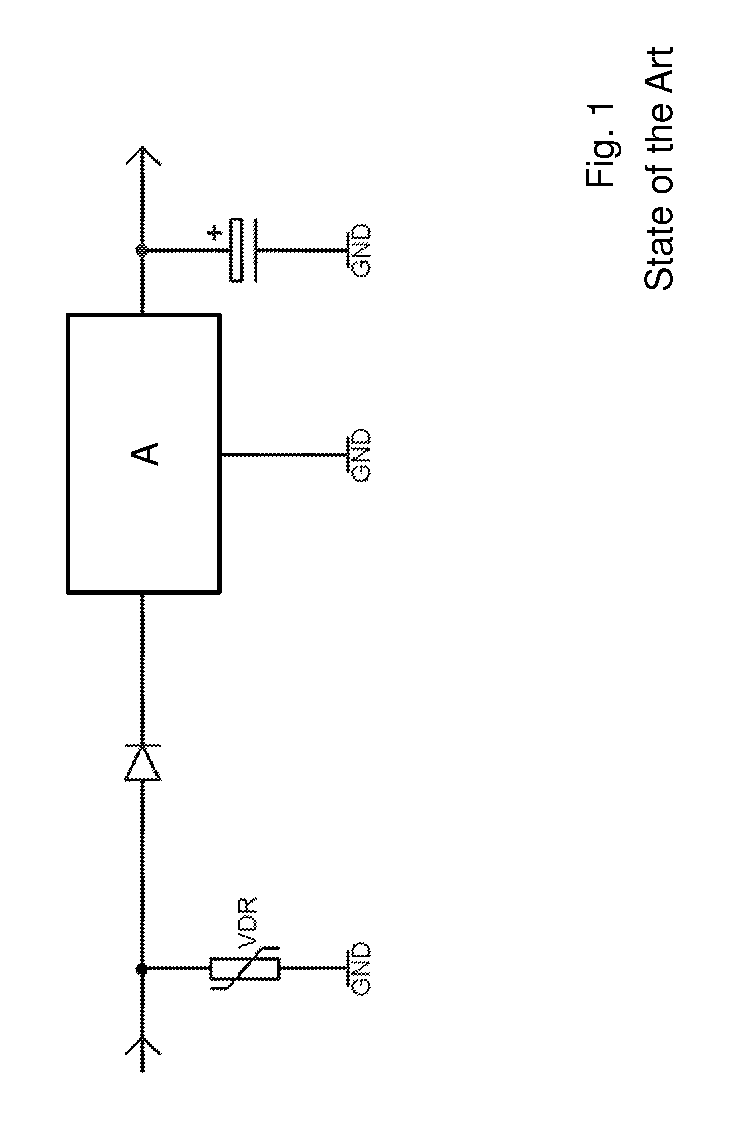 Circuit for protecting an electric load from overvoltages