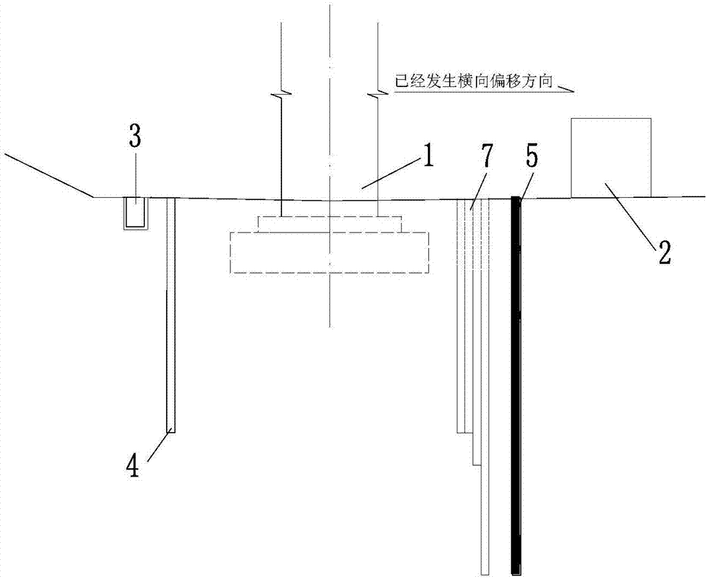 Method for isolation correction of roadbed for bridge piers of high-speed railway on premise of protection of surrounding existing buildings