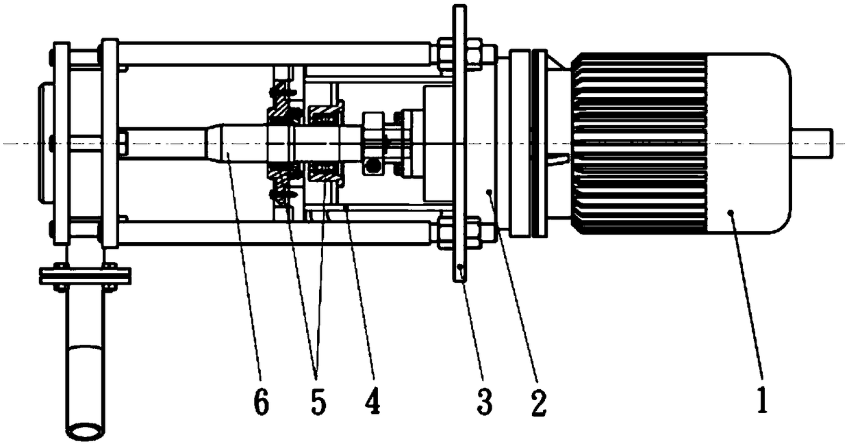 Slag discharge device of quick replacement type zinc liquid pump