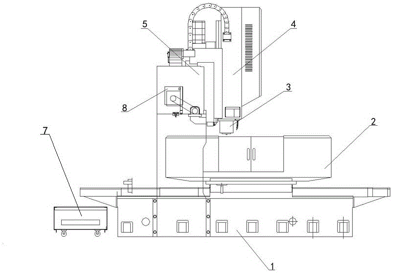 Small-sized CNC numerical control machine tool with network-based manufacturing function