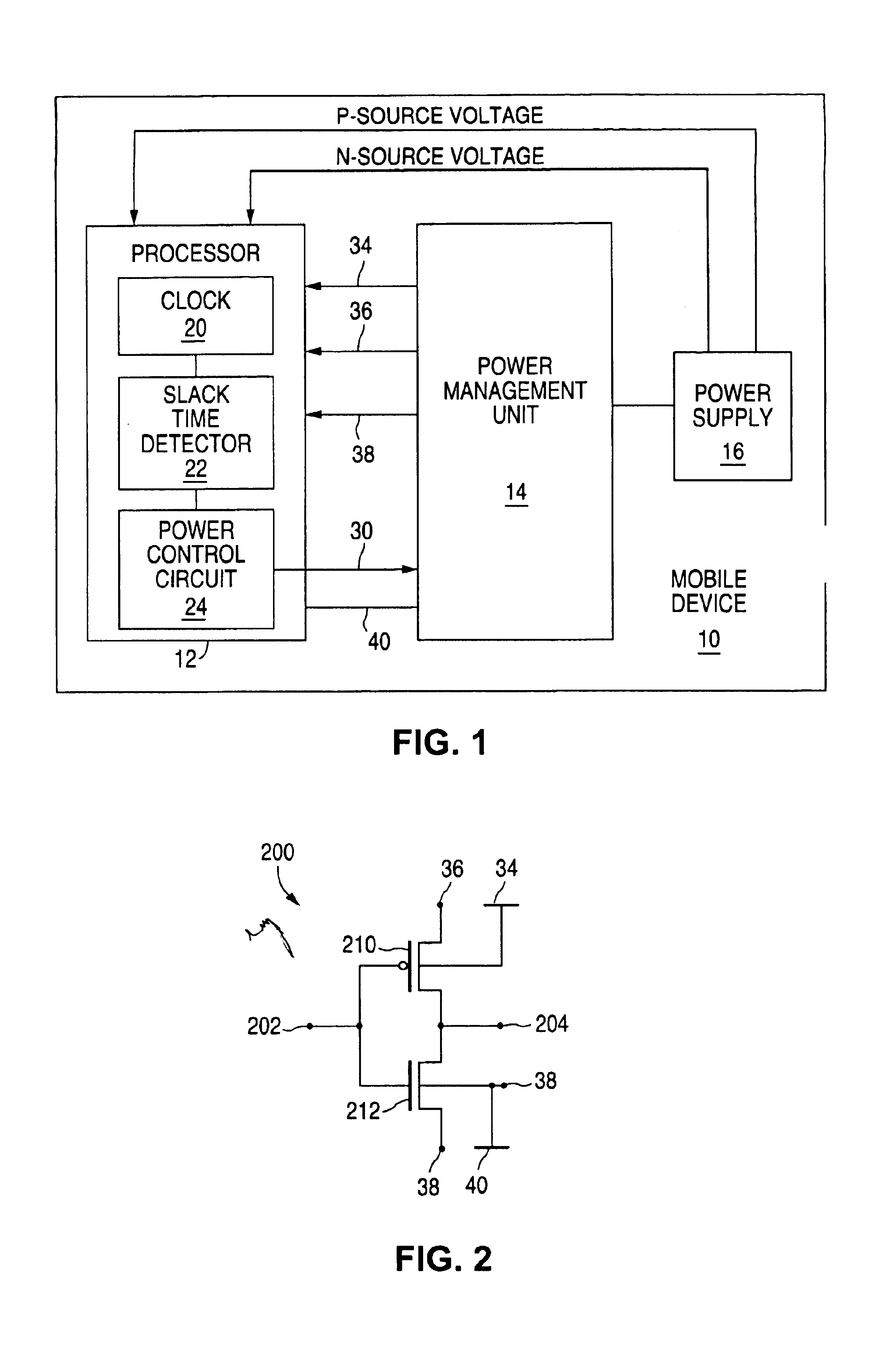 Method and system for reducing leakage current in integrated circuits using adaptively adjusted source voltages
