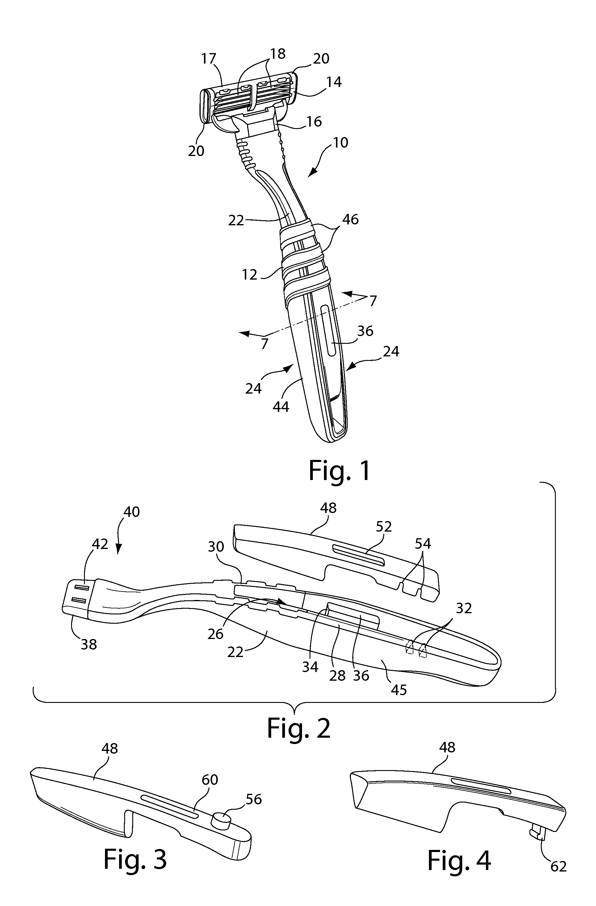 Method for making a handle for a personal grooming device