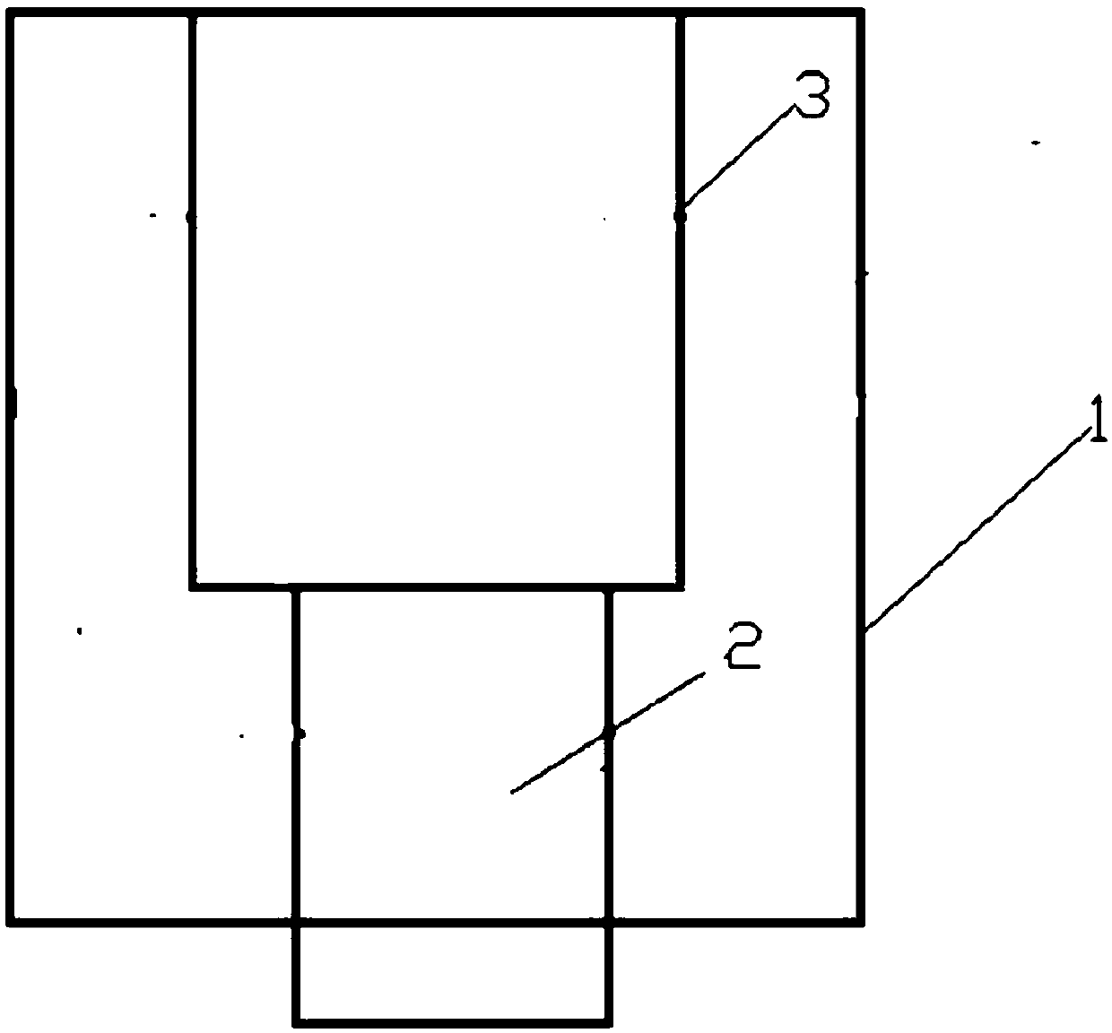 Adhesive device for rail fastener detection video equipment bracket