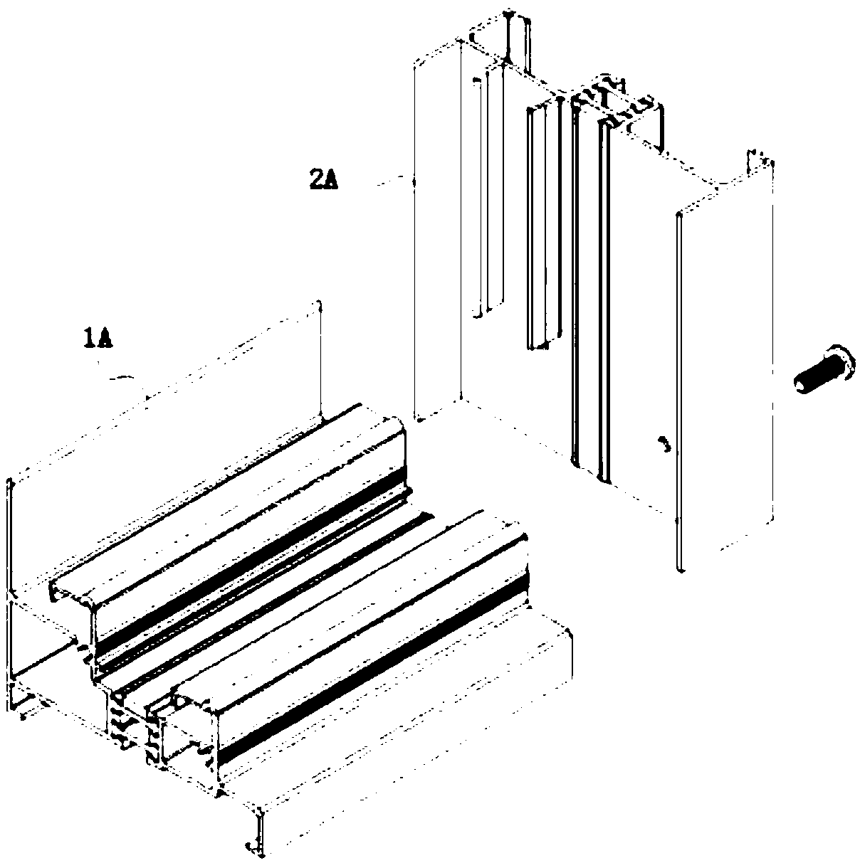 Adhesive device for rail fastener detection video equipment bracket