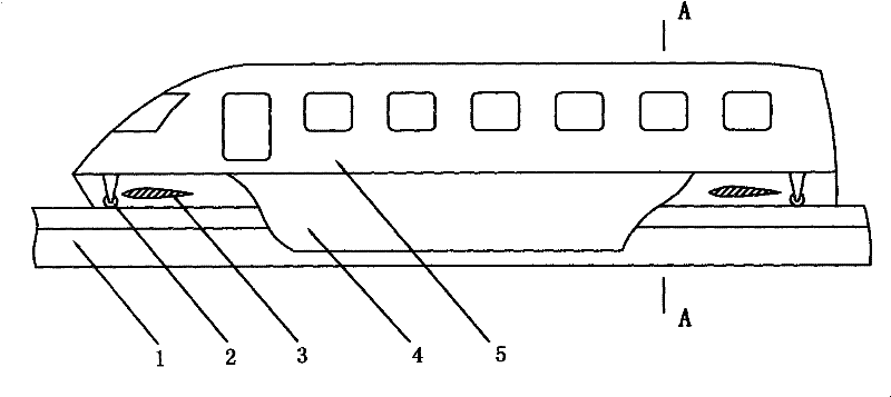 Ground-effect train