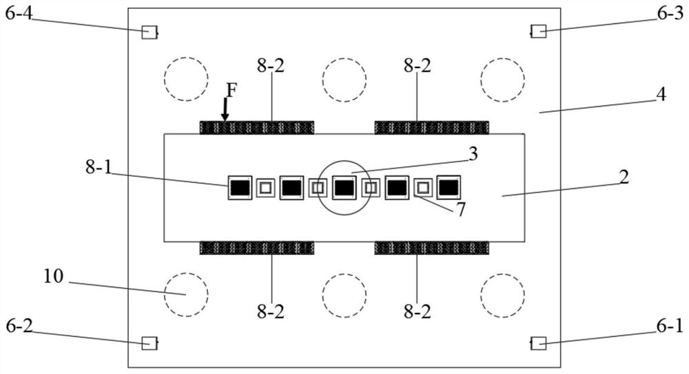 Damage stopping device used after collision of large-cantilever single-column pier bridge