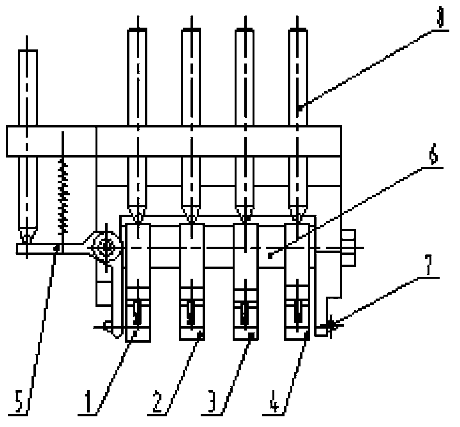 Device for measuring throat area of guider of aero-engine