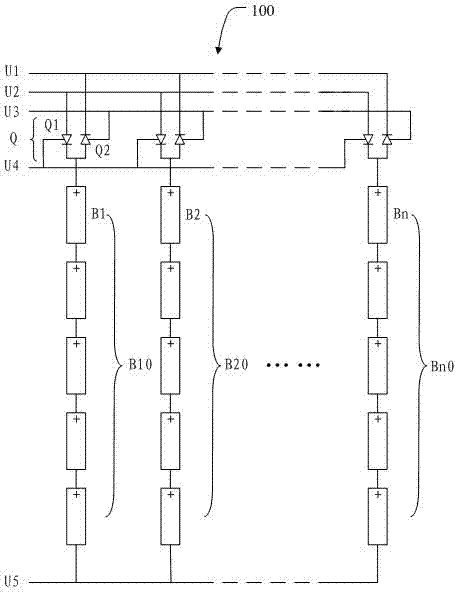 Battery pack and system of battery pack