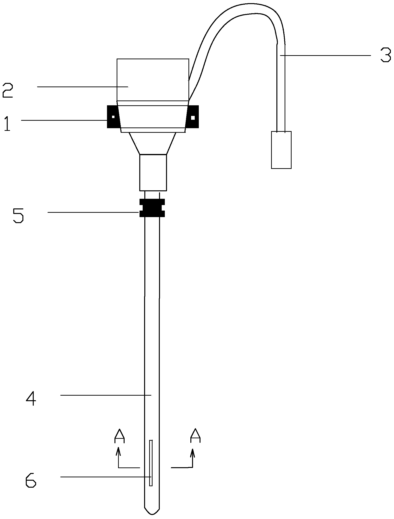 Anti-displacement tube type ductus venosus