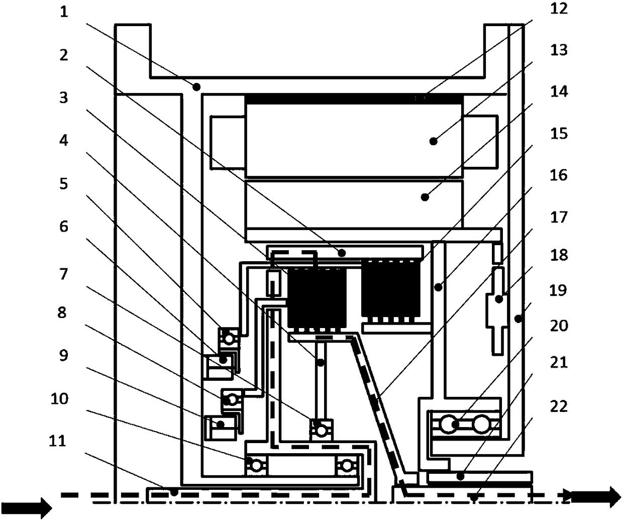 Hybrid power module, hybrid power driving system and vehicle