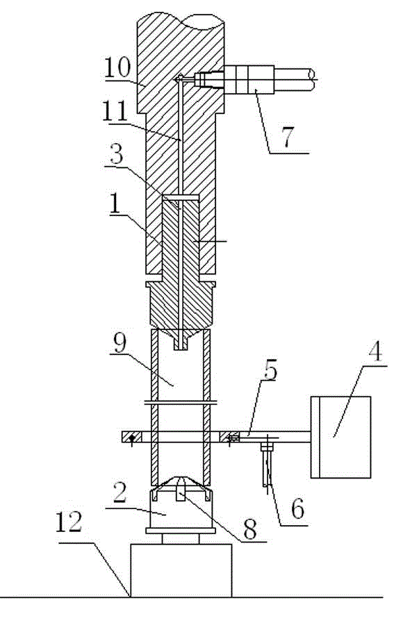 Long and thin-walled tube induction hardening deformation control device