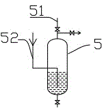 Solvent oil fractionating tower pressure stability control and tail gas utilization device