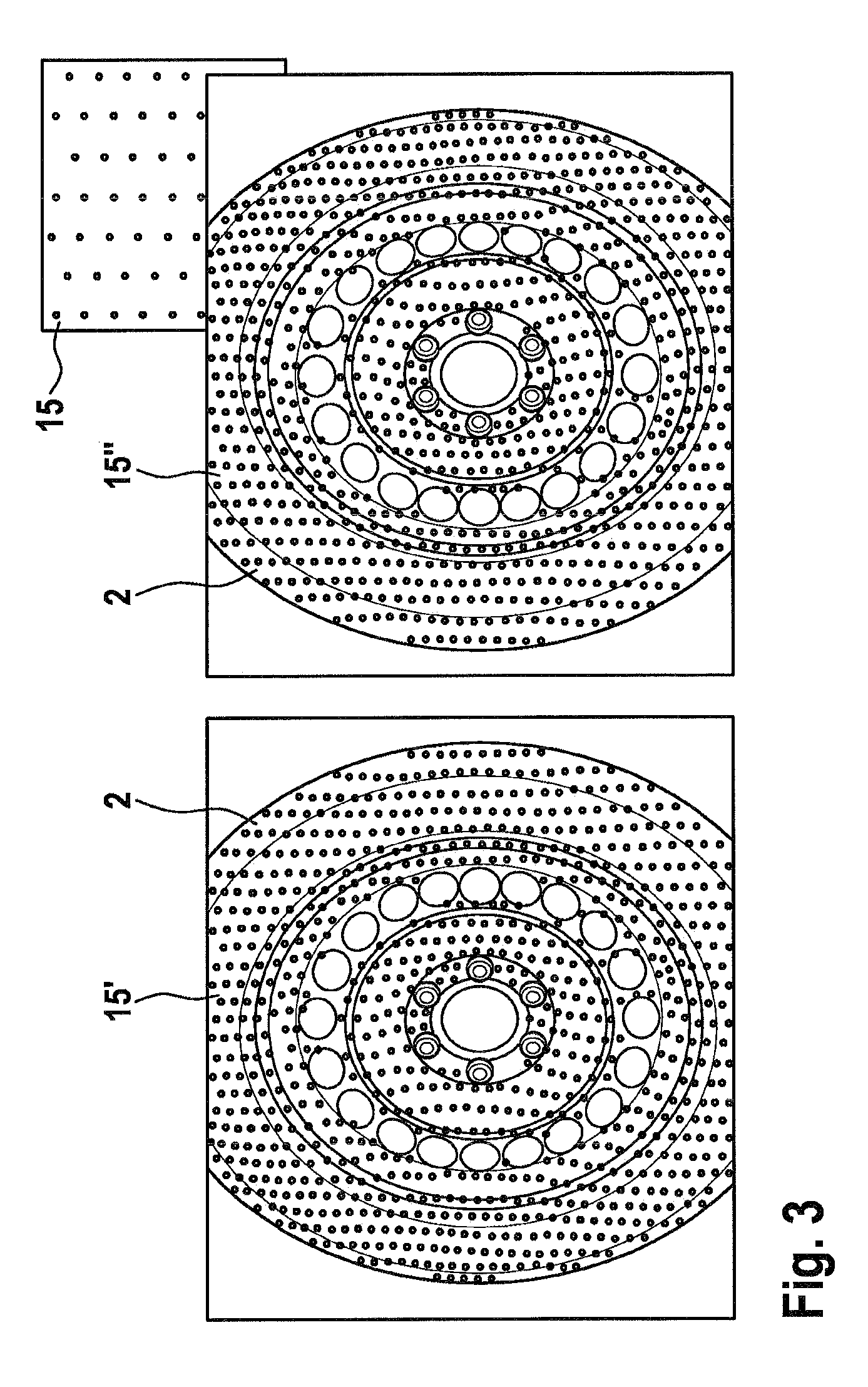 Method and device for performing optical suspension measurement