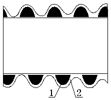 A light rubber and plastic fire-fighting suction pipe and its manufacturing process