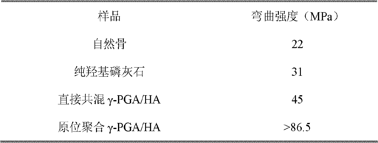 Gamma-polyglutamic acid/hydroxyapatite composite material and preparation method thereof