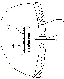 Baffle steam intake structure of steamer tire vulcanizer