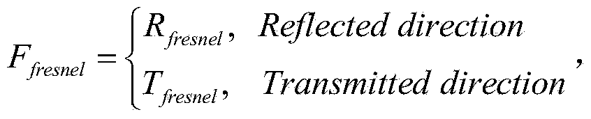 Thin film interference effect drawing method based on ray tracer