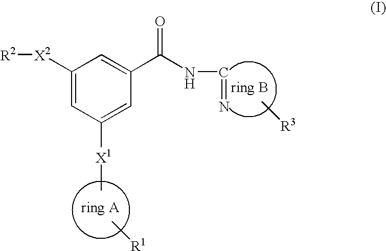 Heteroarylcarbamoylbenzene derivative
