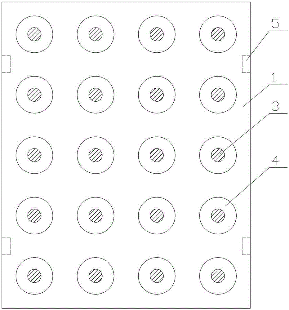 Barreled water tray and processing method thereof