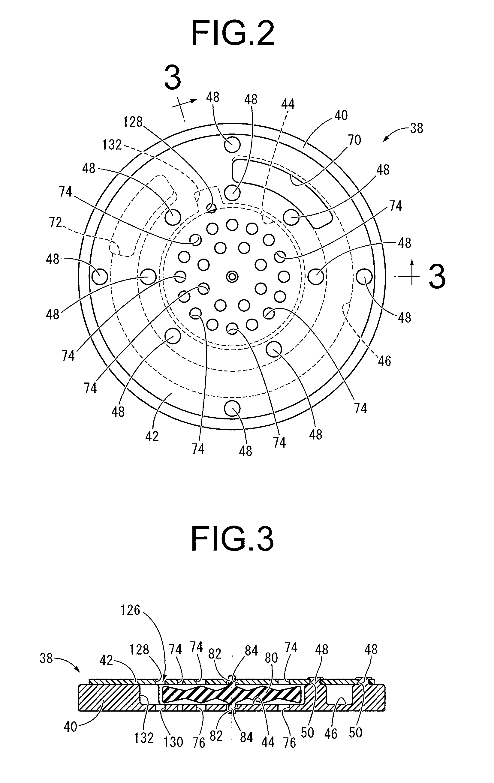 Fluid-filled type active vibration damping device