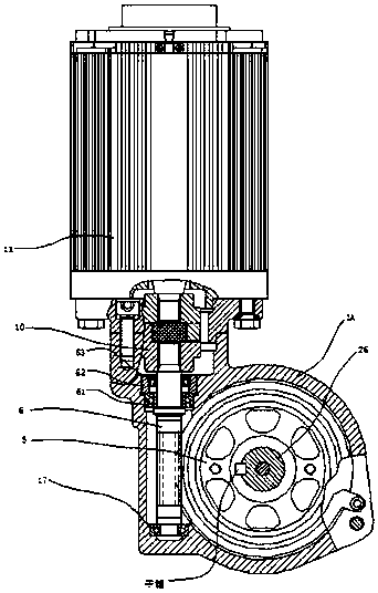Electric power steering input shaft and screw assembly and device thereof