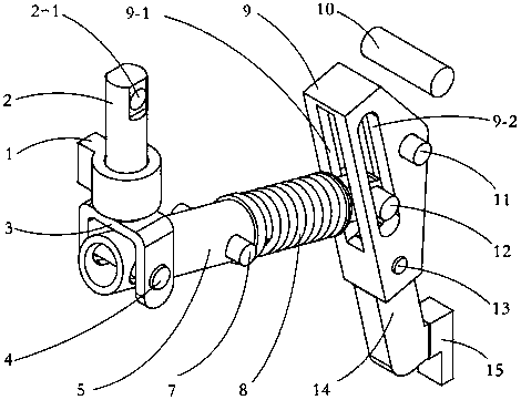 A circuit breaker opening and closing holding mechanism