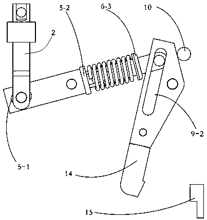 A circuit breaker opening and closing holding mechanism