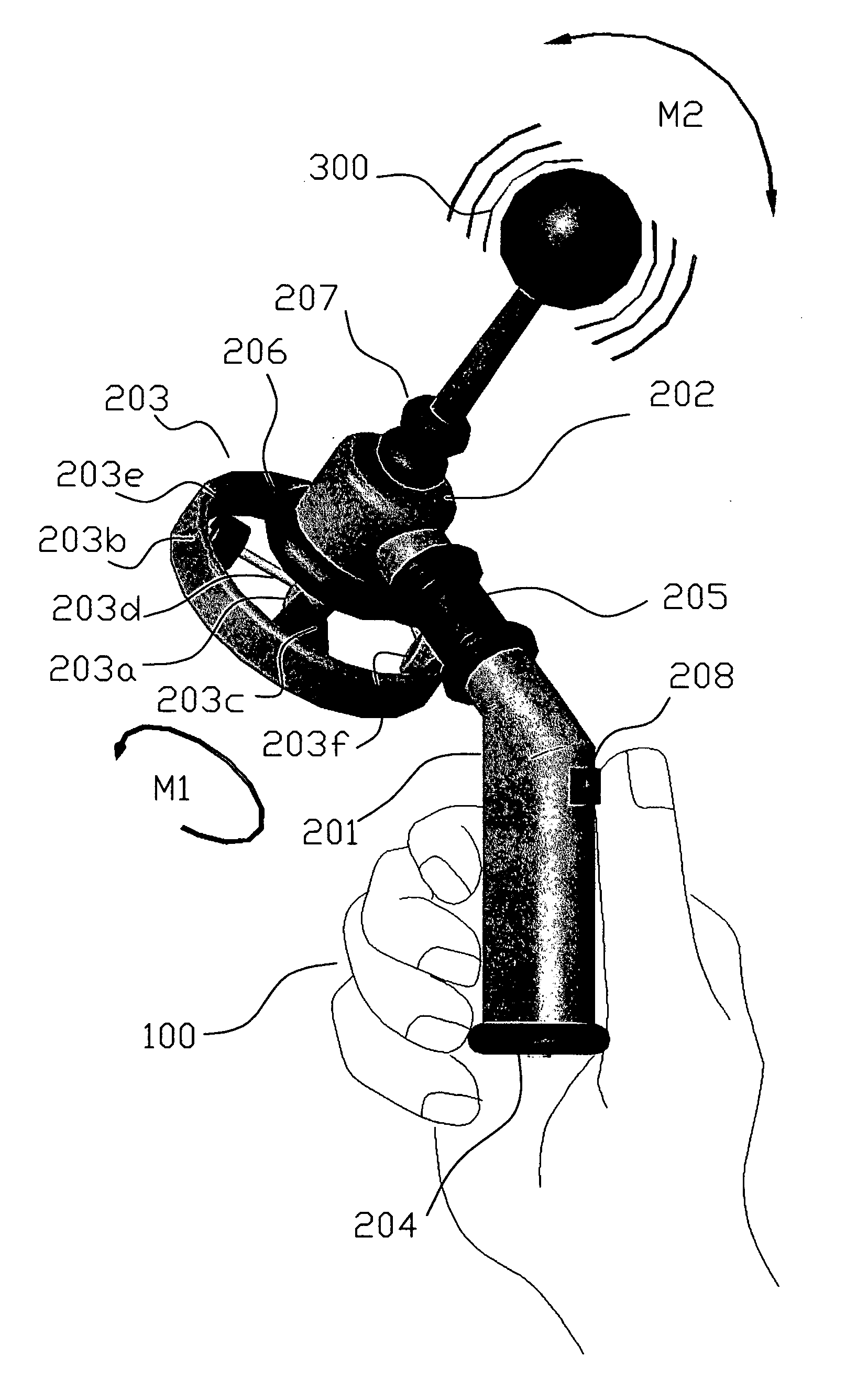 Variable vibrating candy holder