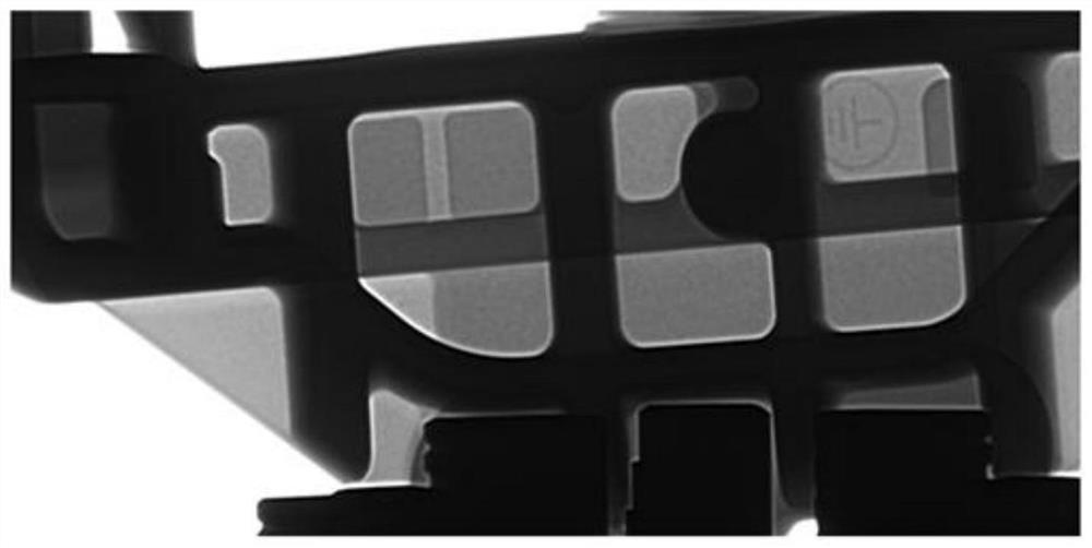 An aluminum alloy integrated electric drive assembly mounting frame and its low-pressure casting method