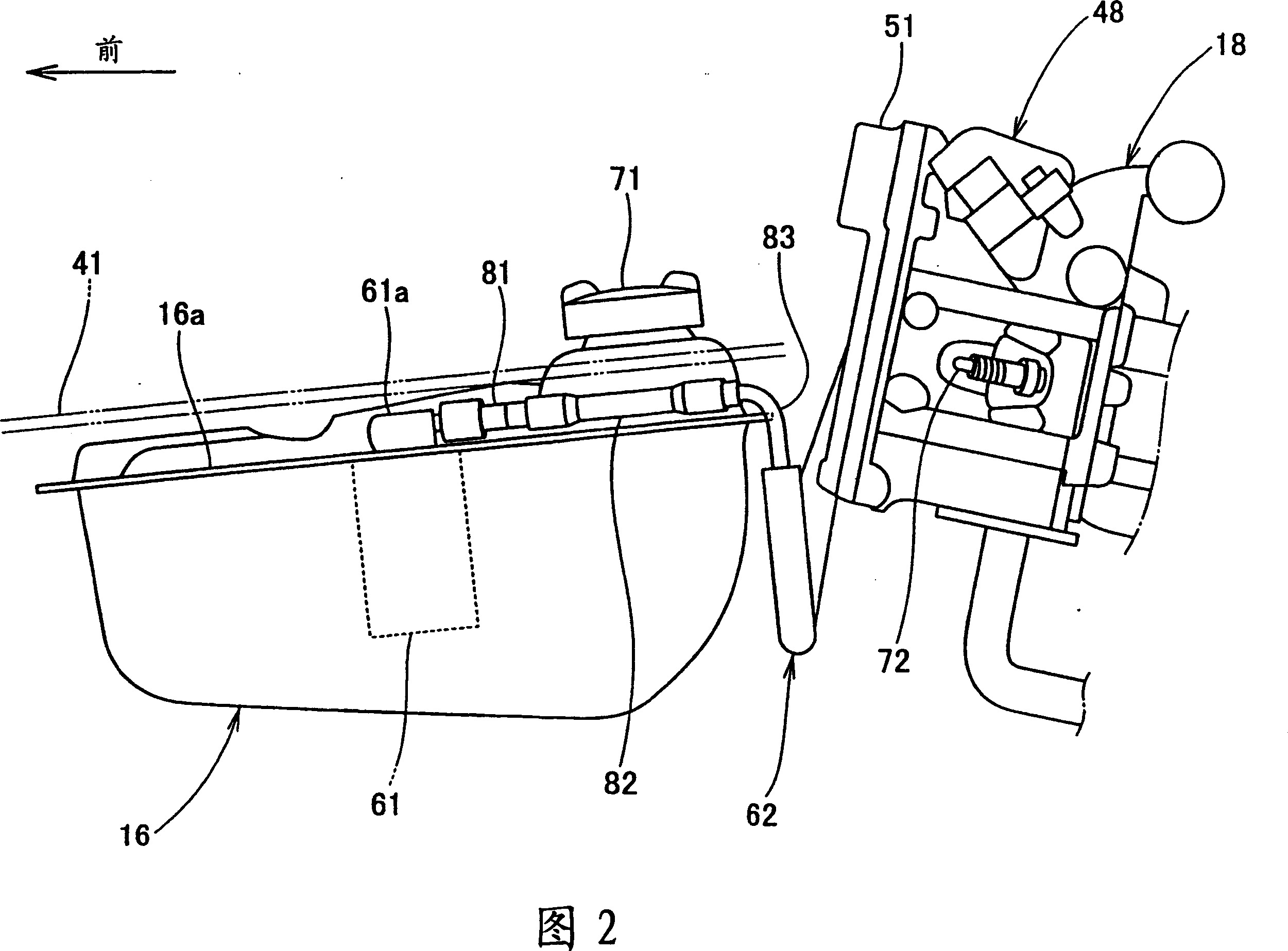 Fuel pipeline structure of vehicle