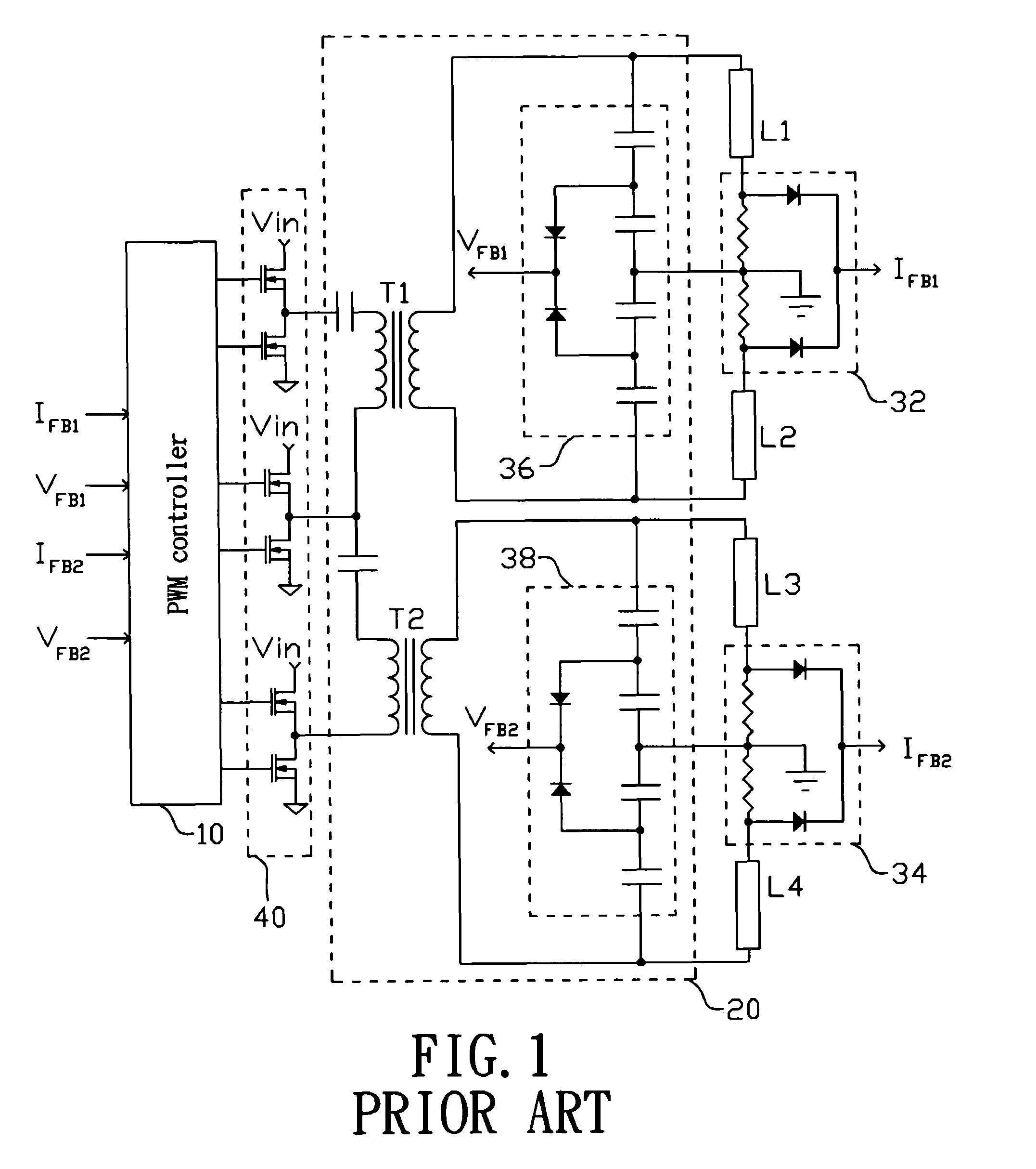 Fluorescent lamp driver circuit