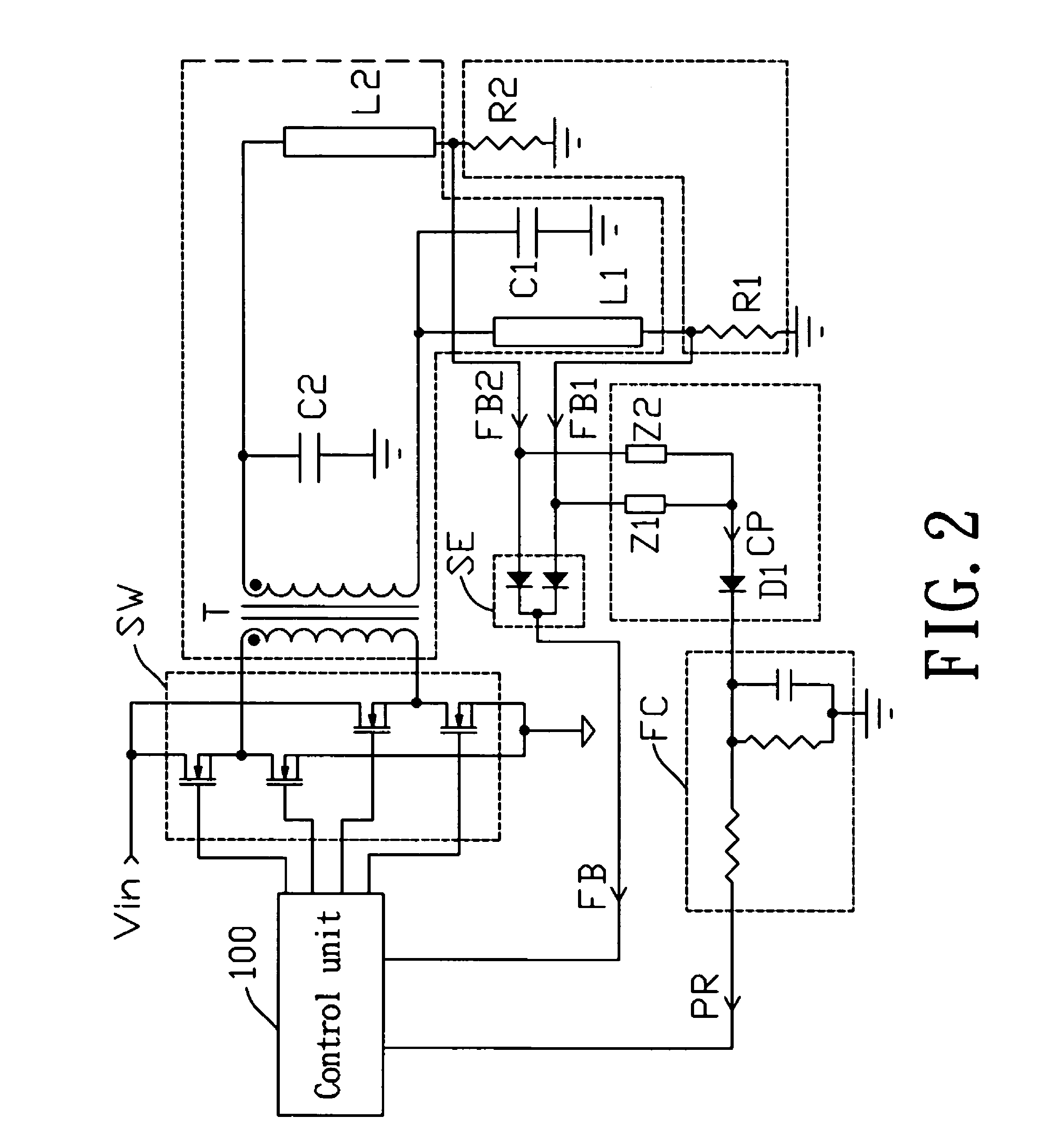 Fluorescent lamp driver circuit