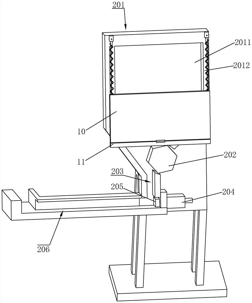 A device for pasting highland barley paper on batteries