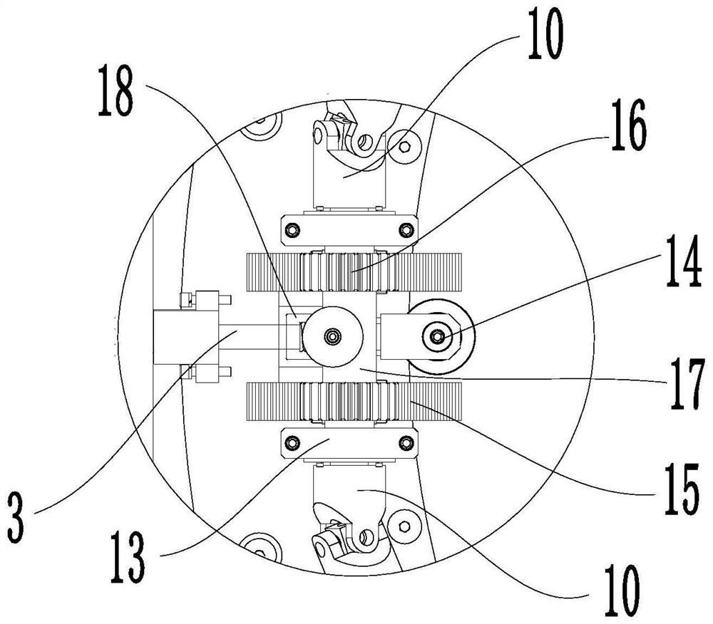 Clamping and rounding device